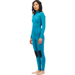 Billabong Womens Synergy 3/2mm Back Zip GBS Wetsuit C43G52 - Blue Lagoon